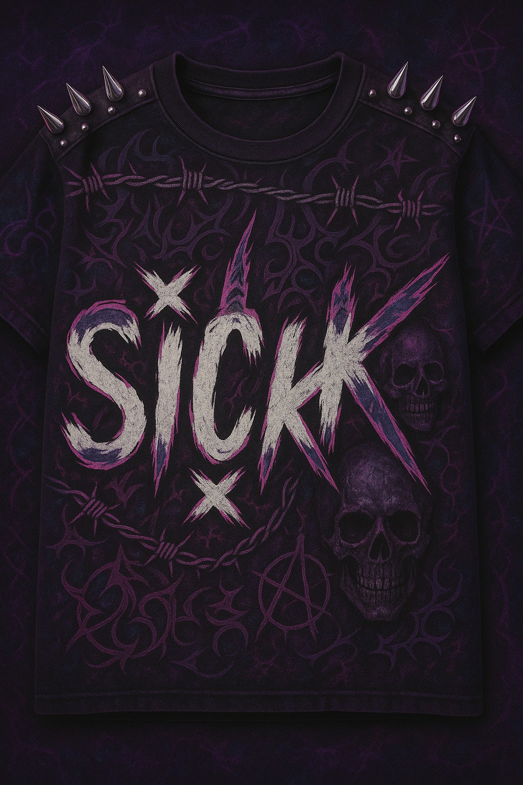 Si!ck short sleeve t-shirt (NO spikes added)